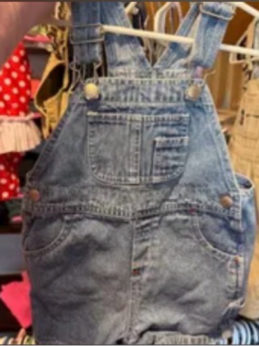 12-18m Late 90s Baby Gap Shortalls